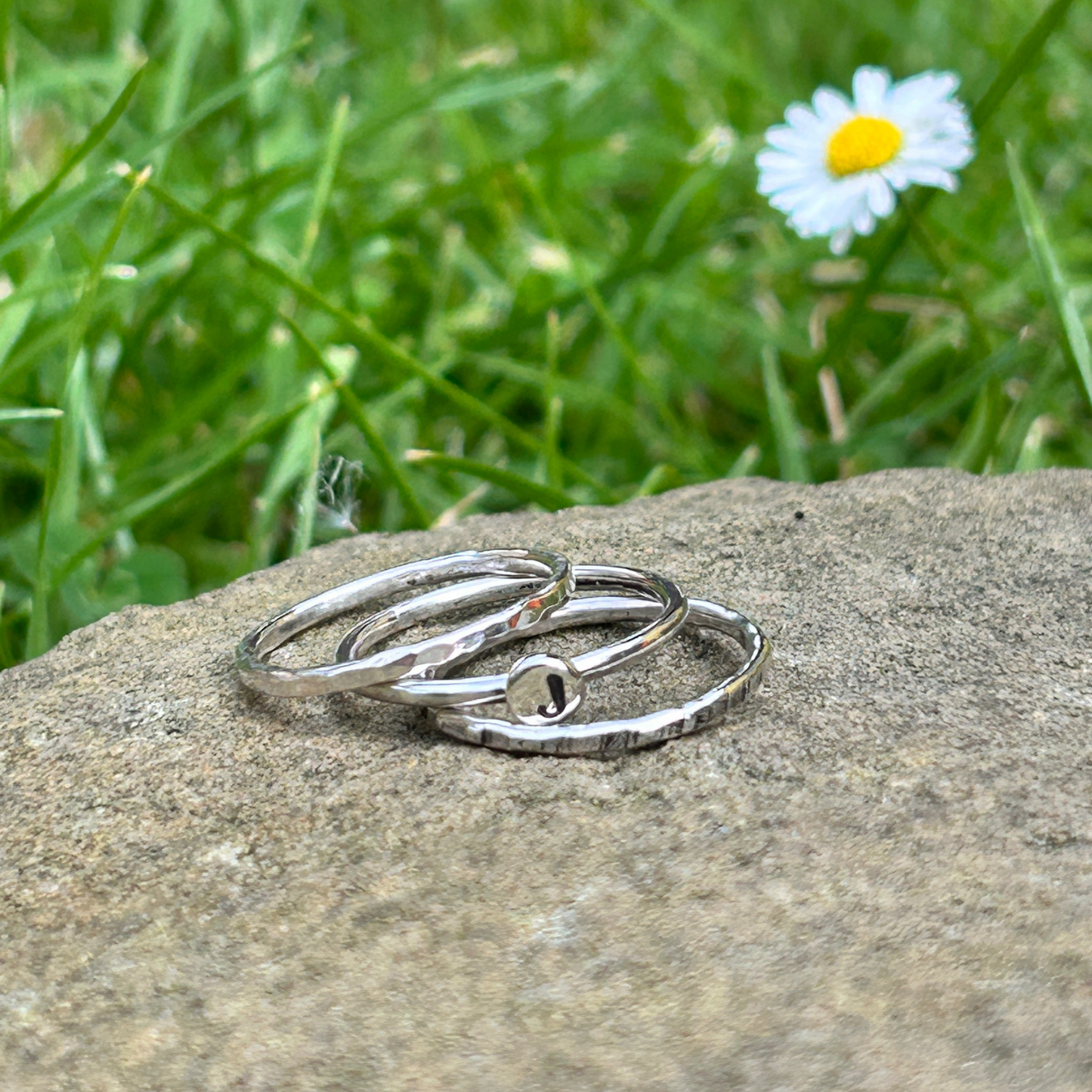 WORKSHOP - Making textured stacking rings - Saturday 10th January 2026 - The Thrive Hive CIC
