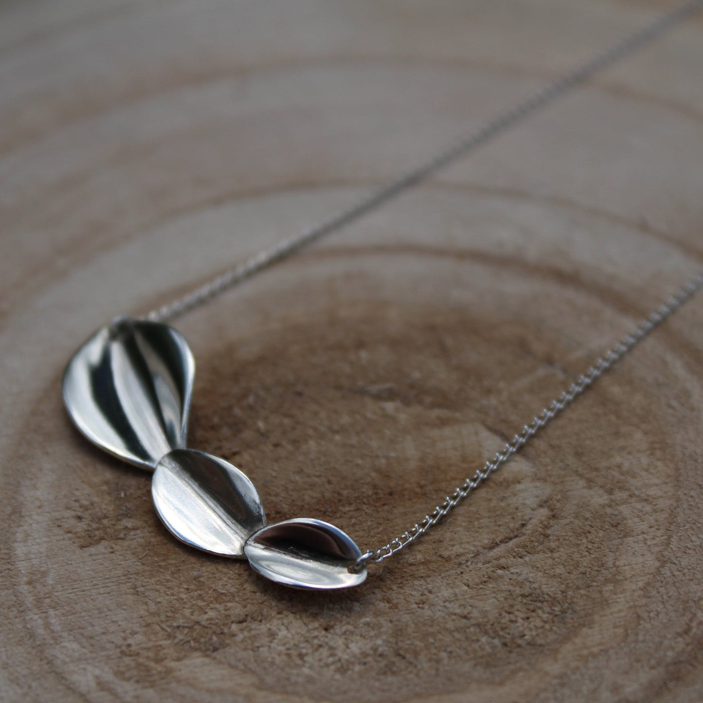 Scatter Tri Leaf Necklace