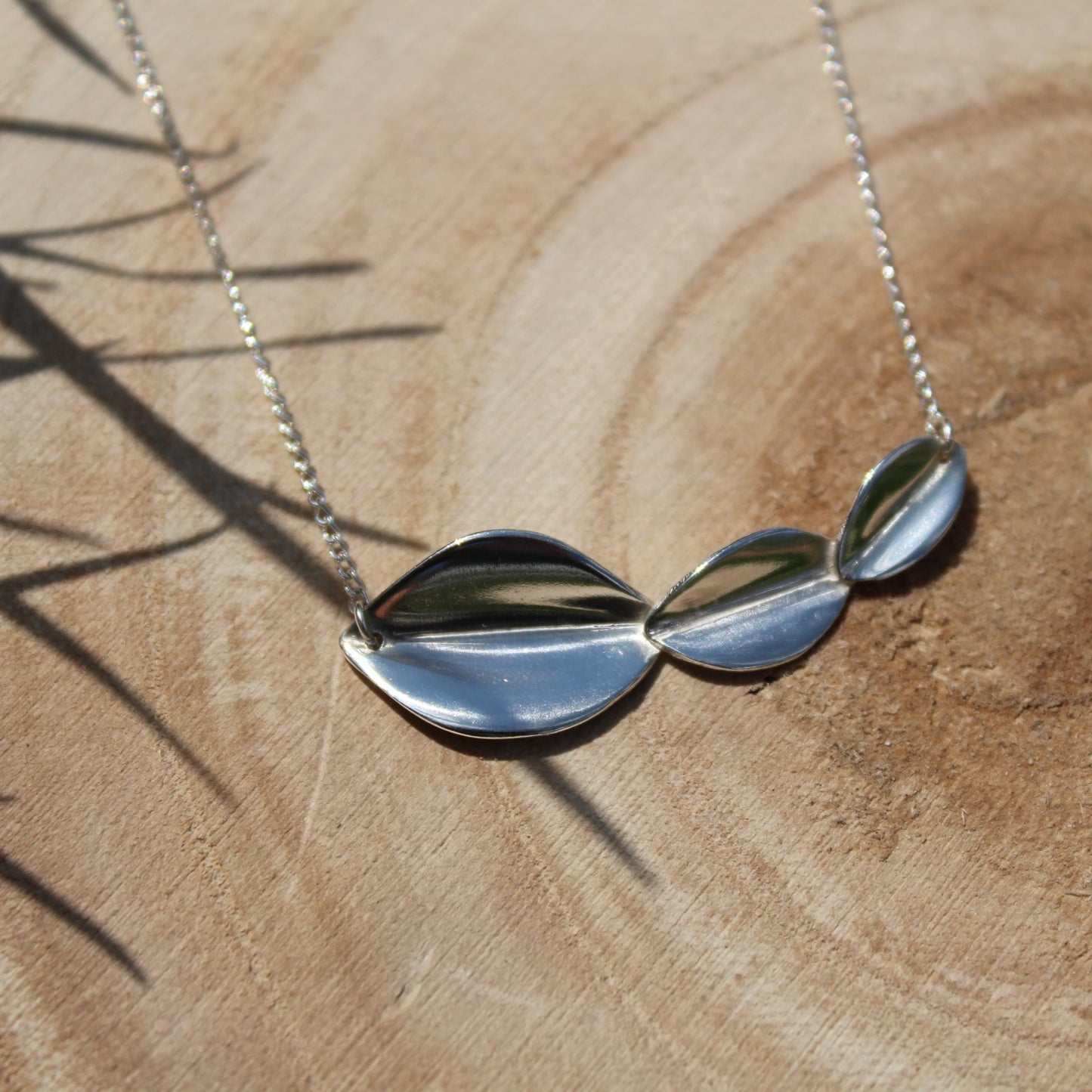 Scatter Tri Leaf Necklace