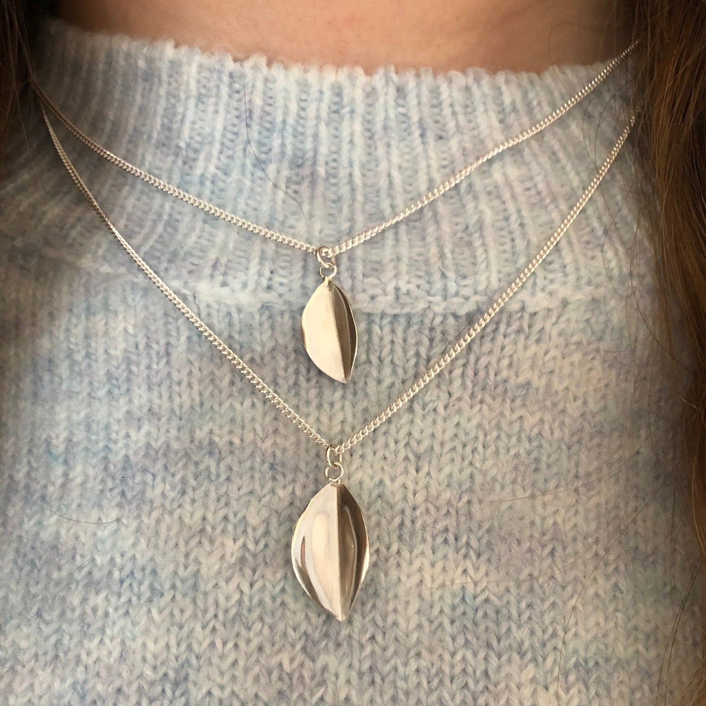 Leaf Necklace - available in two sizes