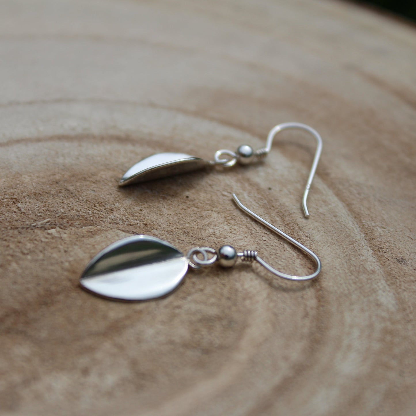 Leaf Drop Earrings - available in two sizes