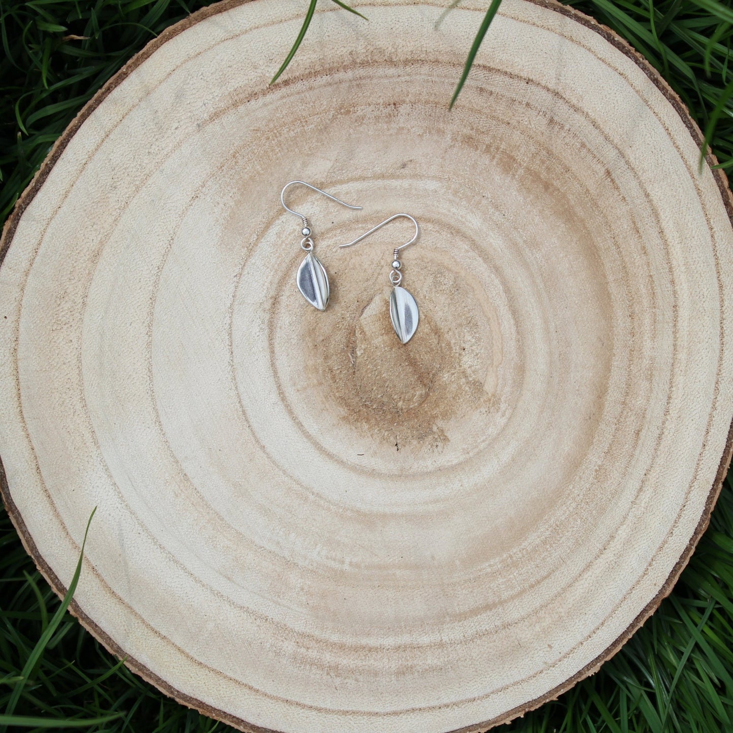 Leaf Drop Earrings - available in two sizes