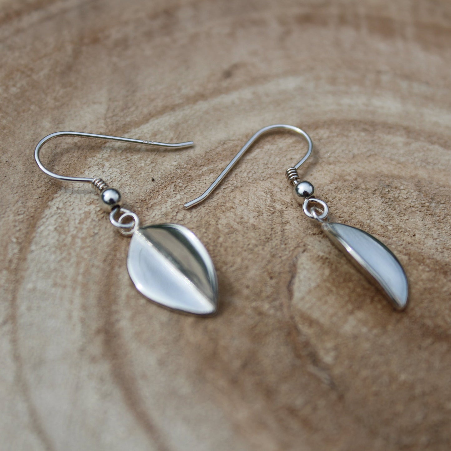 Leaf Drop Earrings - available in two sizes