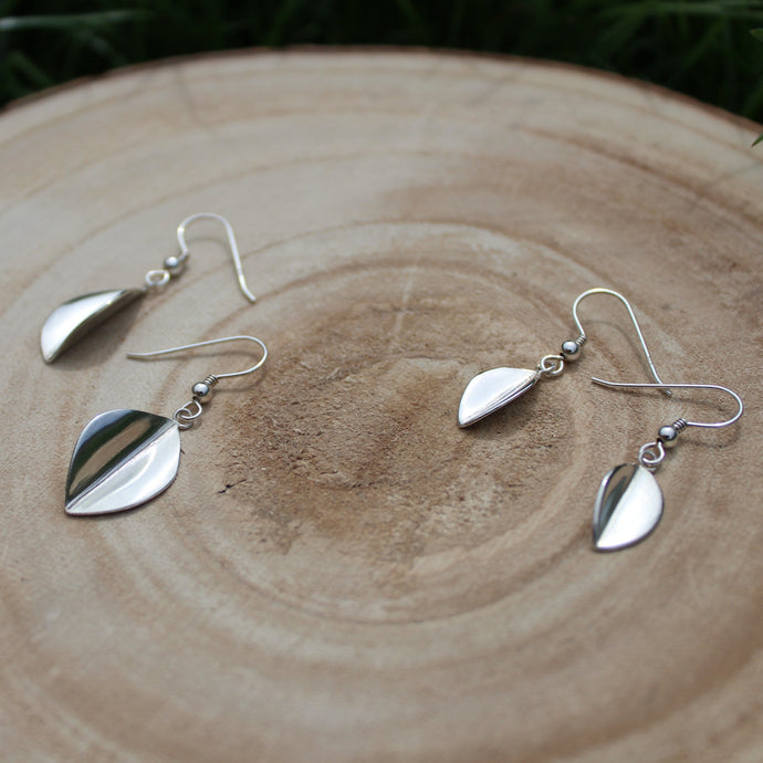 Leaf Drop Earrings - available in two sizes