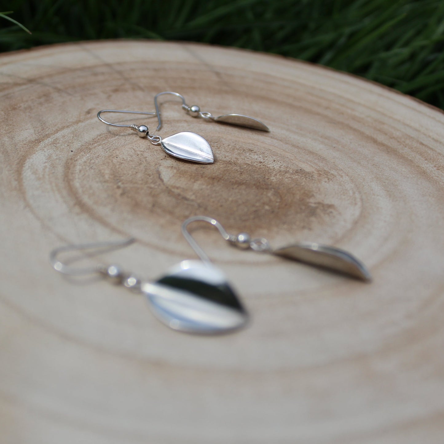 Leaf Drop Earrings - available in two sizes