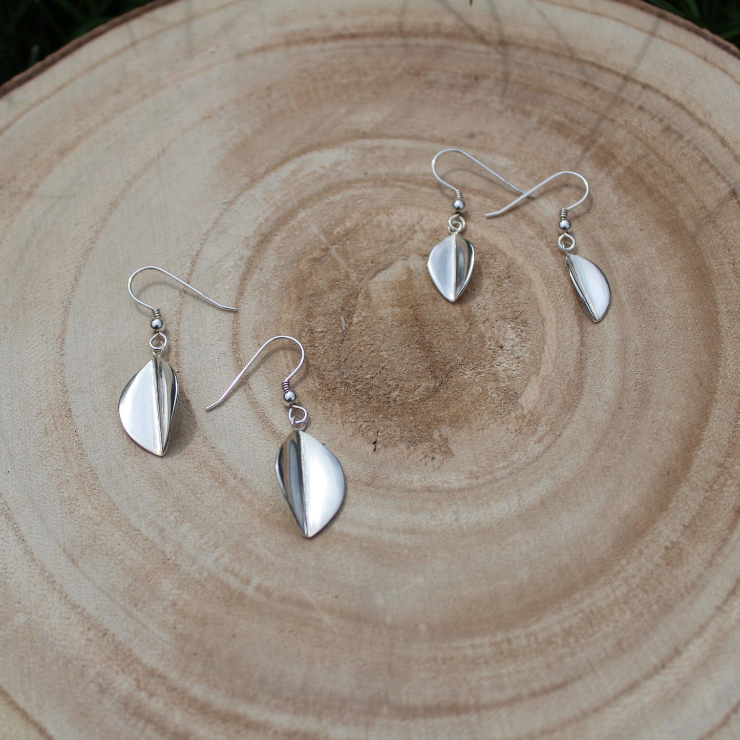 Leaf Drop Earrings - available in two sizes