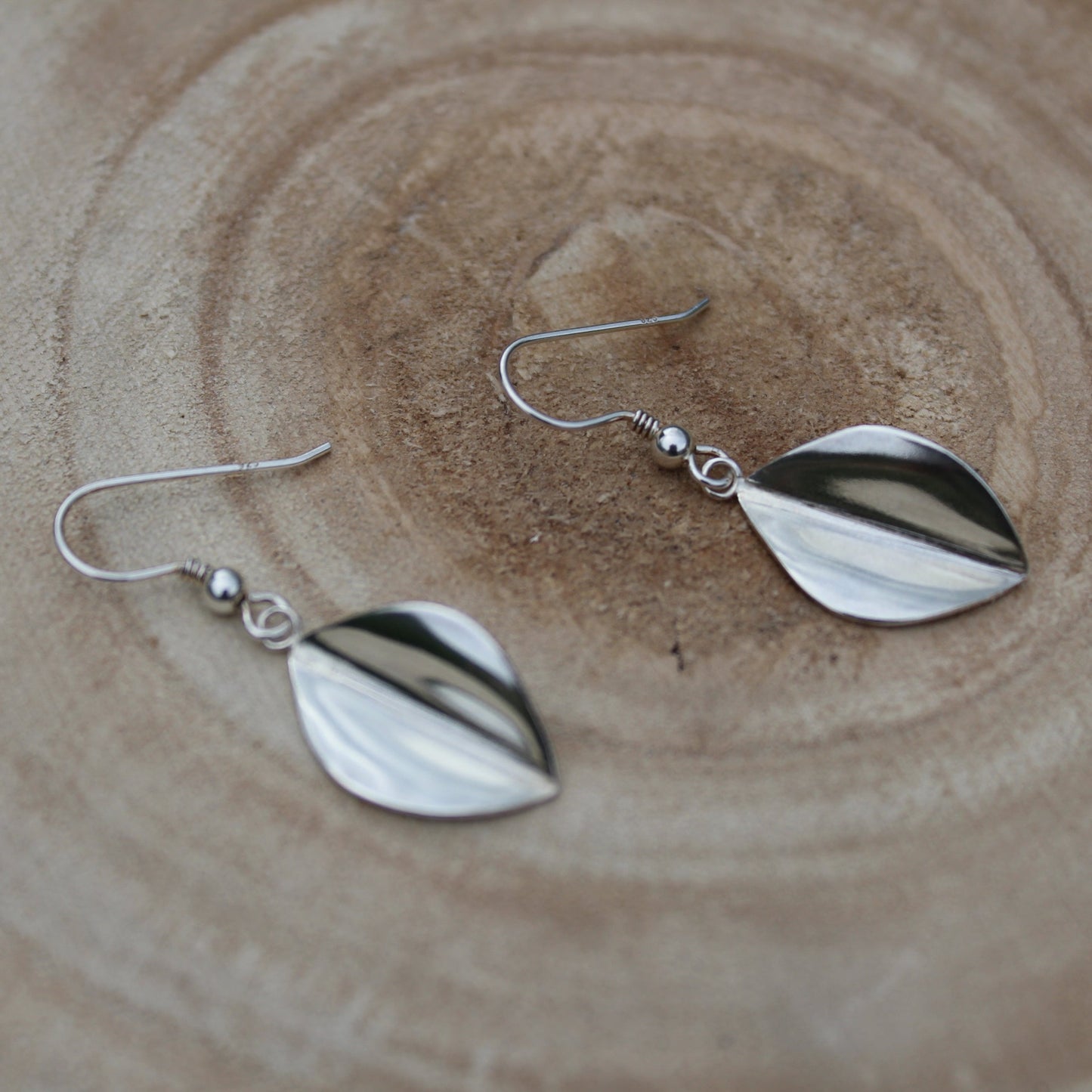 Leaf Drop Earrings - available in two sizes