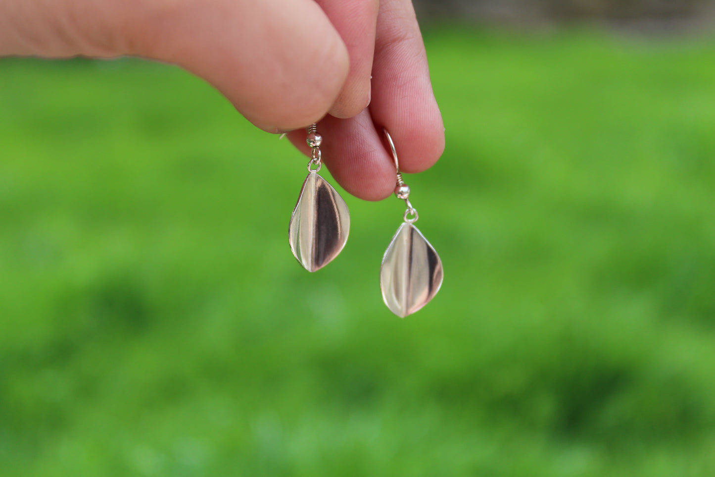 Leaf Drop Earrings - available in two sizes