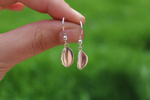 Leaf Drop Earrings - available in two sizes