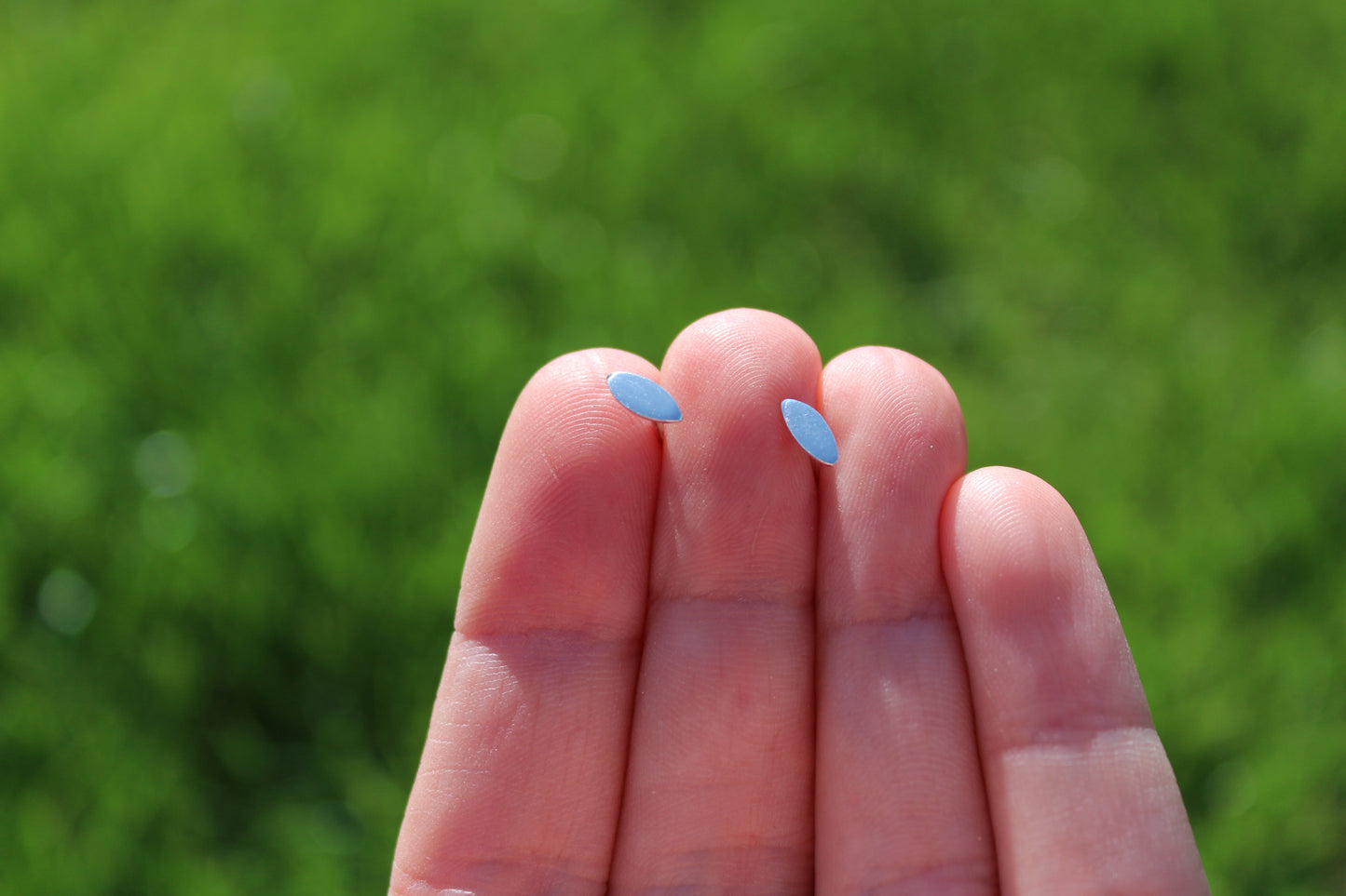 Tiny Flat Leaf Studs